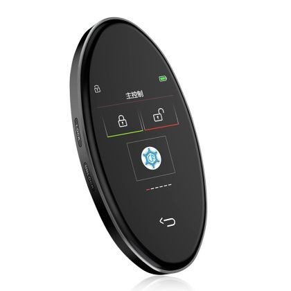 Cheie smart universala cu touchscreen keyless entry argintiu 818 CarStore Technology