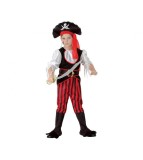 Costum carnaval Pirat Rosu pentru copii, marime 120/130 cm ( 6-8 ani)