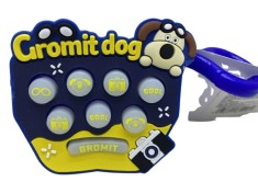 Jucarie interactiva Pop It Gopher cu lumini si muzica, tip breloc,model catel