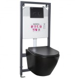 Set rezervor WC Delos montat pe perete