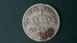 Franta - 20 cents 1867 a., Europa