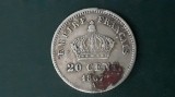 Franta - 20 cents 1867 a., Europa
