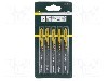 Panza de fierastrau - set, pentru ferastrau electric, lemn, plastic, material otel de scule, METABO - 623649000