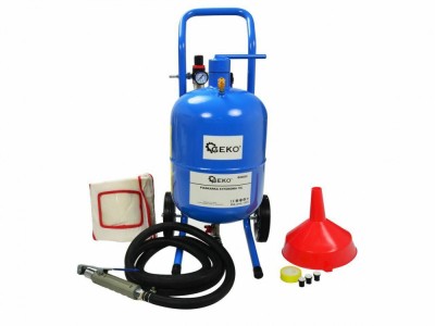 Aparat de sablat mobil cu capacitate de 19L, Geko G02029 foto