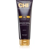 CHI Brilliance Strengthening Treatment Mască de &icirc;ntărire pentru părul slăbit, deteriorat și varfuri despicate cu ulei de masline 237 ml