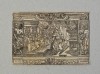 Xilogravura veche scena biblica, Istorice, Cerneala, Altul