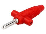 Mufă Banană 4mm 30A Roșie 60VDC, HIRSCHMANN