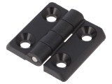 Balama poliamidă neagră 30x30mm