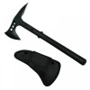 Topor Survivor Pirate Skull, 39cm, Otel 440C, Teaca Inclusa, Negru, Idealstore - Durabilitate, Pescuit