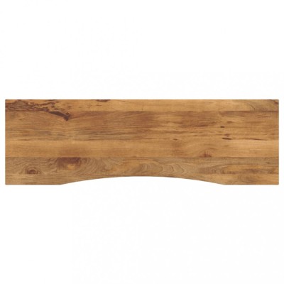 vidaXL Blat birou cu decupaj curbat 160x50x2,5cm lemn masiv mango brut 370213 foto