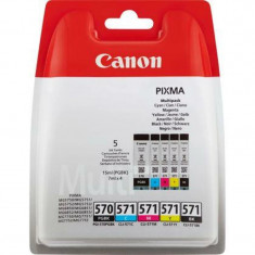 Combo-Pack Original Canon CMYKPB PGI-570B/CLI-571 BS0372C004AA foto