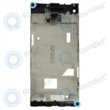 Placa din spate a ecranului HTC Windows Phone 8X, placa din spate a capacului mijlociu Piesa de schimb gri 74H02397-00M