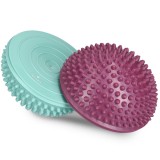 Set 2 Perne Echilibru Masaj Navaris, 16cm, Roz/Verde, PVC, Fitness - Perna Echilibru, Perna Masaj