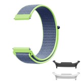 Curea material textil, compatibila cu Samsung Galaxy Watch8 Classic 46mm, Blue-Green