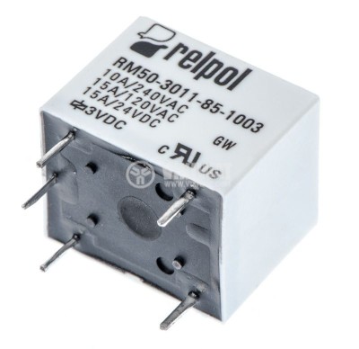 Releu 3Vdc 10A RM50-P-03 foto
