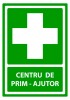 Semn cu centru de prim ajutor