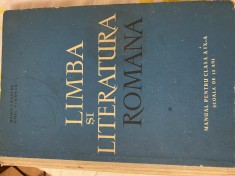 Limba si literatura romana ? manual pentru clasa a IX ? (Maria Fanache, Emil Giurgiu) 1965 foto