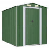 Cumpara ieftin Sopron de gradina, verde, 192x274x223 cm, otel zincat