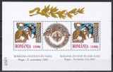 Romania, 2002, LP.1598b - Romania invitata in NATO, Bloc, MNH, Nestampilat