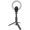 LORGAR Circulus 910, Streaming web camera, 5MP 2592X1944 max resolution,Sony STARVIS CMOS image sensor, lens, 5.5 built-in ring light, auto focus, dua