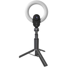 LORGAR Circulus 910, Streaming web camera, 5MP 2592X1944 max resolution,Sony STARVIS CMOS image sensor, lens, 5.5 built-in ring light, auto focus, dua