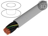 Cablu JZ-500 32G0,75mm2 neecranat gri 300V/500V Cu