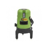 Nivela laser Procraft, 5 linii, 15 m, 635 Nm, 5 mW, 3 x AA, durata 3 h