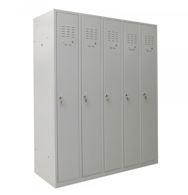 VESTIAR METALIC CU 5 USI cu accesorii, 1200x450x1800 mm (LxlxH), ECO+