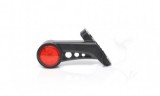 Lampa Gabarit LED Brat Oblic 45 Grade, Alba/Rosie, 24V, Impermeabila IP68, Talpa Cauciuc, Angel Eyes