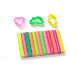 Set Plastilina si forme, 12 culori Neon, ATU-085276, Oem
