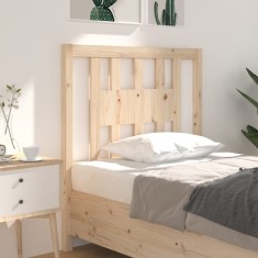 vidaXL Tăblie de pat, 96x4x100 cm, lemn masiv de pin 818650