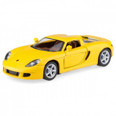 Macheta Kinsmart Porsche Carrera GT 1:36 Galben KT5081