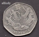 Anglia Marea Britanie 2011 50 Pence, Comemorativa, J.O. Londra, Pentatlon modern