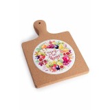 Cumpara ieftin Suport Vase Fierbinti Decorer Ceramica Lemn 19x28.5 cm Rustic