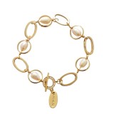 Bratara cu perle statement