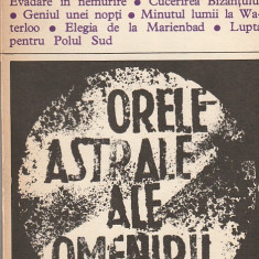 STEFAN ZWEIG - ORELE ASTRALE ALE OMENIRII ( MINIATURI ISTORICE )