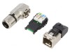 Mufă RJ45 Cat 6a Ecranat IDC 8p8c