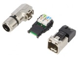 Mufă RJ45 Cat 6a Ecranat IDC 8p8c