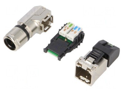 Mufă RJ45 Cat 6a Ecranat IDC 8p8c foto