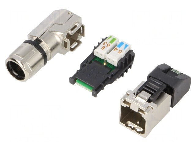 Mufă RJ45 Cat 6a Ecranat IDC 8p8c