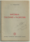 A.Vasinschi / IMPOTRIVA CALOMNIEI SI FALSIFICARII - editie 1949