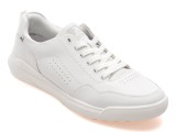 Cumpara ieftin Pantofi sport RIEKER albi, U1101, din piele naturala
