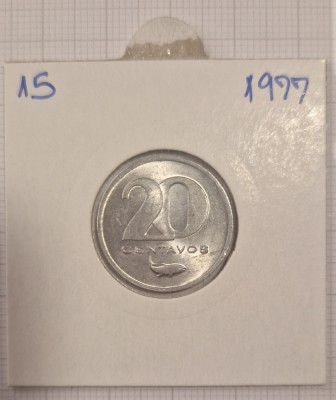 Cape Verde, Capul Verde, KM#15, 20 centavos 1977, aluminiu, excelenta foto
