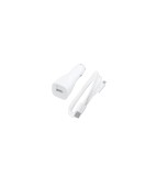 Incarcator Samsung 2a auto, cu cablu micro usb, Alb