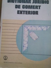 Brindusa Stefanescu - Dictionar juridic de comert exterior (Editia: 1986) foto