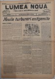 Ziar LUMEA NOUĂ, 1898, 4 pg format mare &rdquo;Noile turburari antisemite&rdquo; / evrei