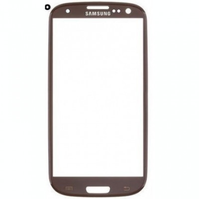 Carcasa (Sticla) Geam Samsung i9300 Galaxy S3 Brown OCH foto