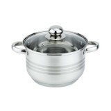 Cumpara ieftin Oala cu capac Floria ZLN-4069, Inox, 24 x 15 cm, 5.5 L