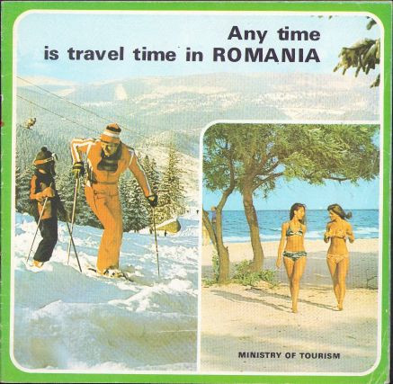 HST C6553 Broșură reclamă turism Rom&acirc;nia 1982