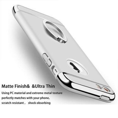 Husa Apple iPhone 6 Plus/6S Plus, MyStyle Elegance Luxury 3in1 Ring Silver foto